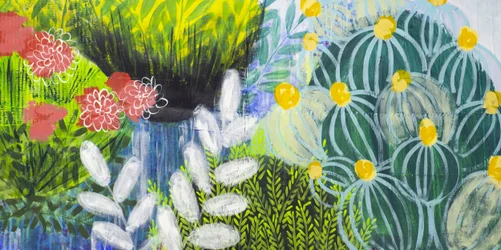 Levendige botanische tuin