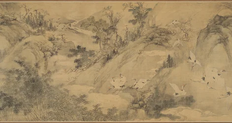 Honderd kraanvogels 百鶴圖