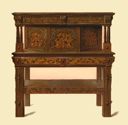 Eiken staande buffet, 1904