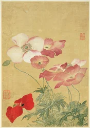 Afbeelding uit Album van Bloemschilderijen (aquarel)