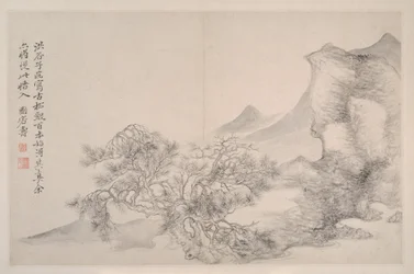 Landschappen op de manier van Song- en Yuan-meesters