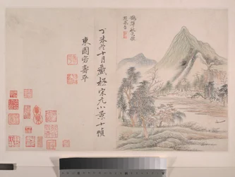Landschappen op de manier van Song- en Yuan-meesters