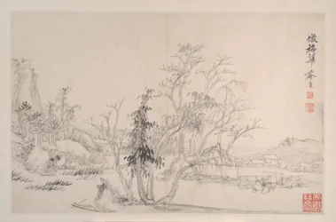 Landschappen op de manier van Song- en Yuan-meesters