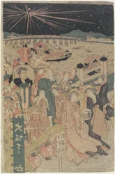 Vuurwerk op een Zomerfestival