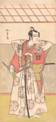 Ichikawa Danjuro V als een Samurai van Hoge Rang