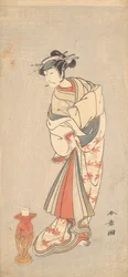 De Acteur Ichikawa Danjuro V in de Rol van een Vrouw, 1772