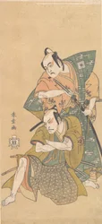De acteur Ichikawa Yaozo II als een samoerai, ca. 1765