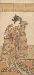 De Vierde Iwai Hanshiro als een Vrouw, 1773 of 1774