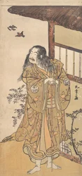 De Negende Ichimura Uzaemon in de rol van Shunkan, ca. 1778