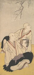 De Derde Sawamura Sojuro & de Tweede Ichikawa Monnosuke als Boeddhistische Monniken, 1791