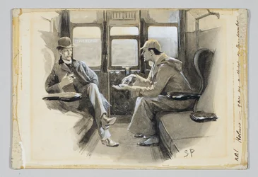 Illustratie voor Arthur Conan Doyle