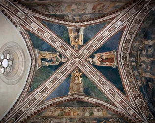 Zicht op de fresco