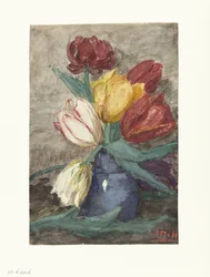 Tulpen in een vaas
