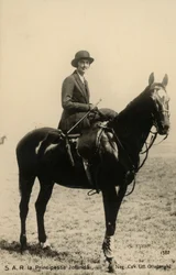 Prinses Yolanda van Savoye, gravin van Bergolo, paard