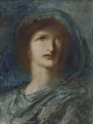 Hoofd van een jong meisje