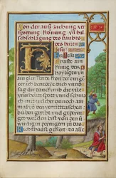 Rand met Shimei die stenen naar David gooit