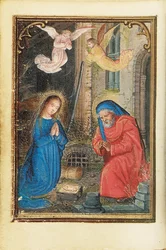 Folio uit een miniatuur Getijdenboek, gebruik van Rome, Brugge, 1530-35