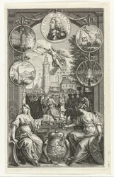 Allegorie op de verheffing van Willem IV tot stadhouder, 1747