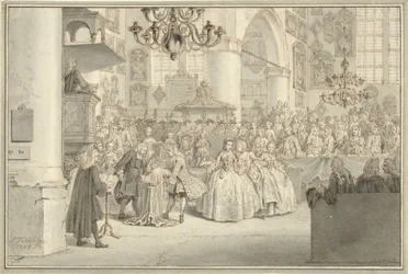 Doop van prins Willem V, 1748