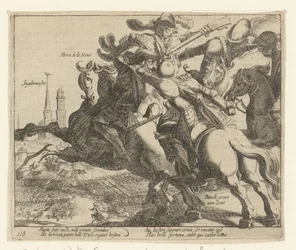 François de la Noue gevangen tijdens de slag bij Ingelmunster, 1580