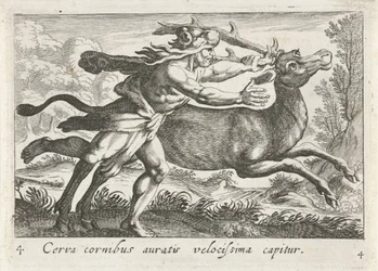 Hercules vangt de hinde van Cerynea