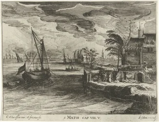 Landschap met Christus en de hoofdman van Kafarnaüm Landschappen met scènes uit het leven van Christus