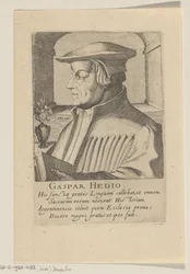 Portret van Caspar Hedio