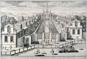 Trinity Almshouses, Mile End Road, Stepney, Londen