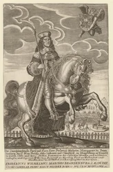 Portret van Frederik Willem 1620-1688, keurvorst van Brandenburg, hertog van Pruisen, 1680