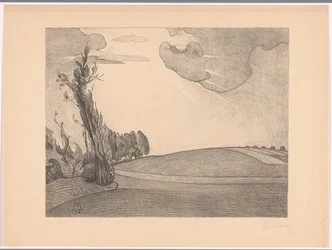 Glooiend landschap