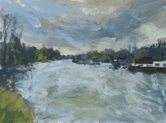 Theems nr. 1 , 2023 (acryl op papier)