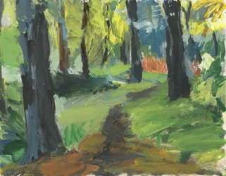 Bospad, 2023 (acryl op papier)