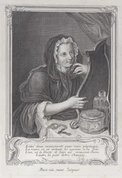 De kokette weduwe