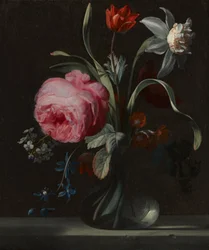 Bloemen in een vaas