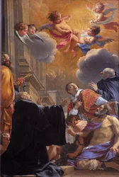 Sint Merry (of Sint Mederic), bisschop van Parijs (7e eeuw) bevrijdt de gevangenen