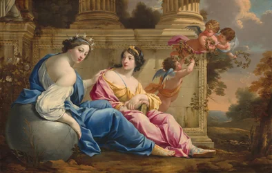 De Muzen Urania en Calliope, ca. 1634