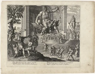 Het beeld van Jupiter in Olympia (De zeven wereldwonderen)
