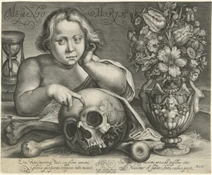 Kind met doodshoofd (Vanitas)