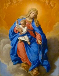 Madonna van de Rozenkrans














"