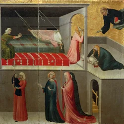 Wonder van de baby die uit de wieg viel (detail)