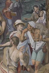 Aanbidding van de herders, 1578-82 (detail)