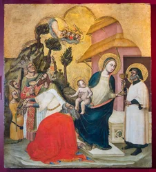 Aanbidding van de Drie Wijzen, c.1350