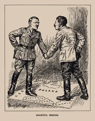 Twijfelachtige vrienden. Tijdschrift Punch, 1939, 1939
