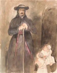 Een priester met twee kinderen