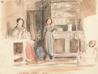 Keukenscène: Dunkerrin, september 1835
