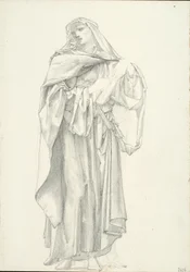 Geklede Mannelijke Figuur (schetsboek #2614)