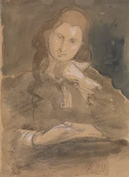 Portretstudie van Martha, Lady Hayter