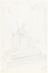Studie voor "Koningin Victoria"