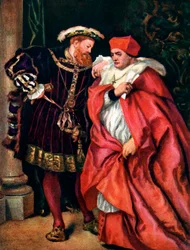 Hendrik VIII en kardinaal Wolsey
