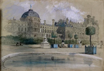De Tuilerieën, Parijs, Frankrijk, 1846